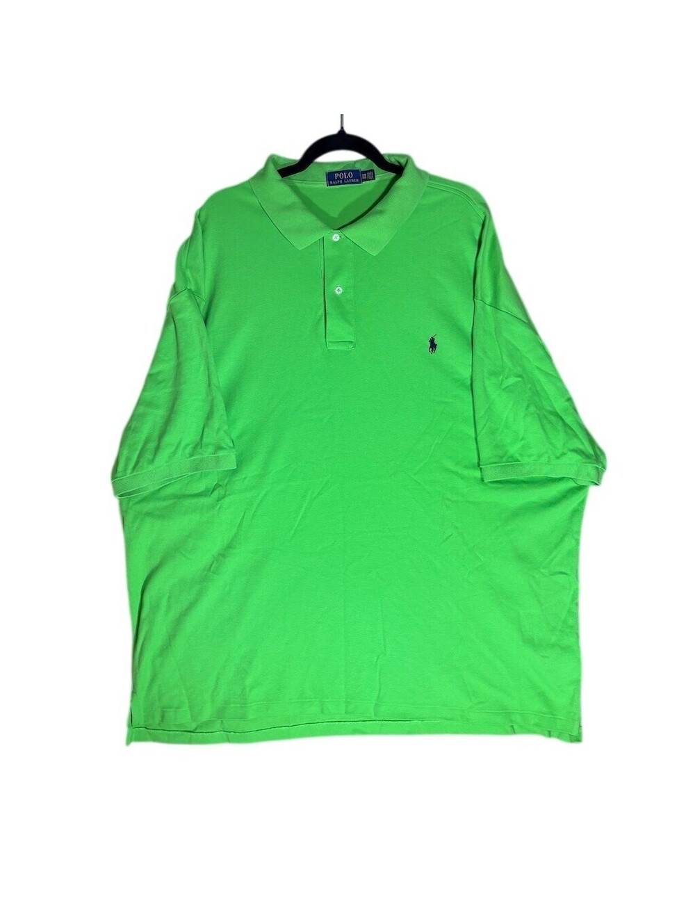 Polo Ralph Lauren Polo Shirt Mens 3XLT Big & Tall Green Short Sleeve Golf